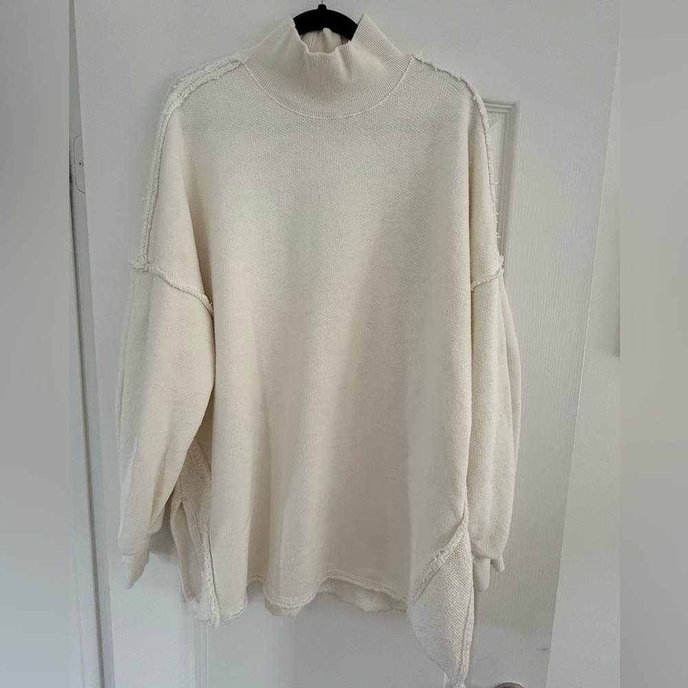 We the Free Wonderful Cream Sweater Size M